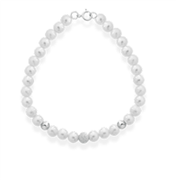 Bracelet Lucciole Gioielli Woman in White Gold Perla BRLS-3OB/9KT - BRLS-3OB/9KT